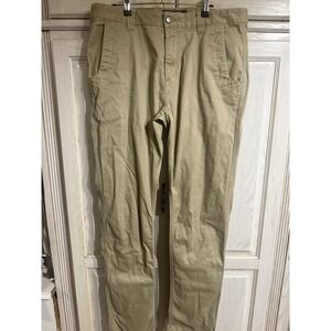 Mountain Khaki Pants Men's 35x36 Slim Fit Lightweight Teton Khaki